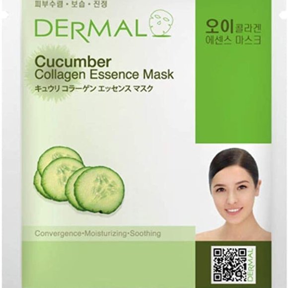 Cucumber Collagen Face Mask - Picture 1 of 3